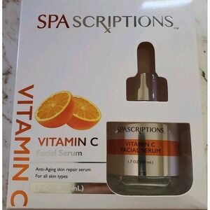 SPASCRIPTIONS ~ VITAMIN C Anti-Aging Skin Repair Moisturizing FACIAL SERUM 50ml